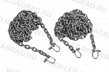 Купить Комплект цепей к эластичному сиденью, длина 2,5 м, толщина 5 мм, гальв. сталь в Екатеринбурге