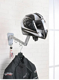 Купить Холдер раскладной на стену для шлема и одежды, на 1 шлем, 2 вешалки. СШЛ-003 в Екатеринбурге