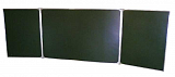 Купить Доска аудиторная для письма мелом зелёная 3-элементная магнитная 1,2х3,6м в Екатеринбурге