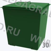 Купить Контейнер для мусора с крышкой  МФ-7.03 в Екатеринбурге
