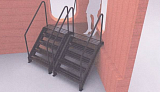 Купить Лестница для подвальных помещений и запасных входов КР-7 в Екатеринбурге