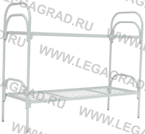 Купить Кровать металлическая (1,9х0,7 м.) двухъярусная КМД -001 в Екатеринбурге