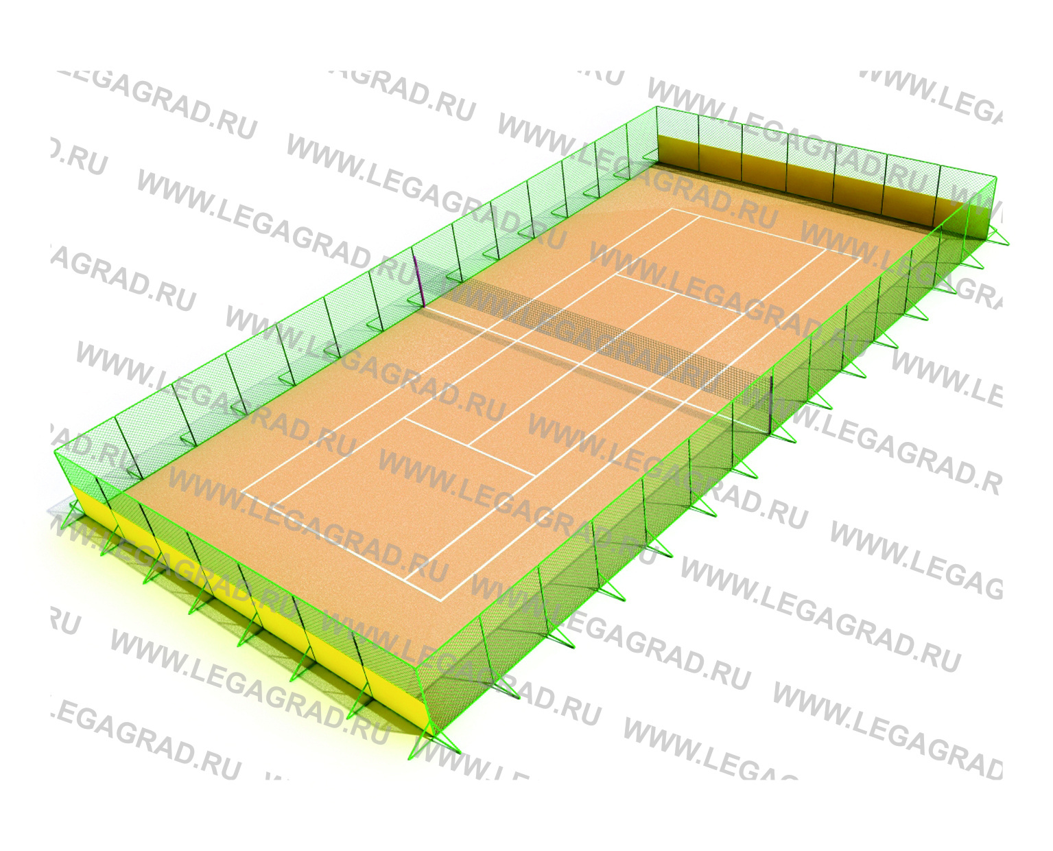 Купить Ограждение площадки для большого тенниса СП-1.01 в Екатеринбурге