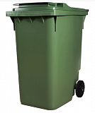 Купить Передвижной мусорный контейнер с крышкой  360 литров. МФ-7.03.06 в Екатеринбурге