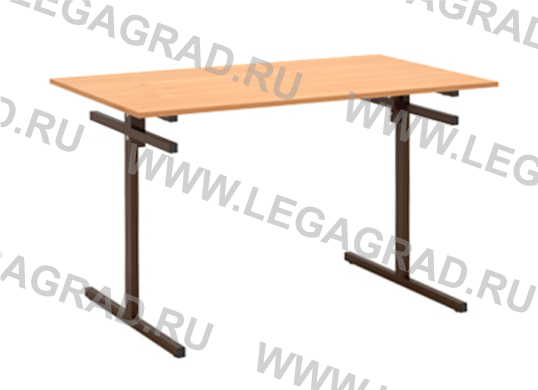 Купить Стол для столовой, с подвесами для скамек 1,5х0,7м МС-012 в Екатеринбурге